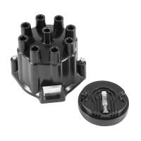 ACCEL 8124ACC ACCEL Distributor Cap & Rotor Kit  - Socket Style - Black