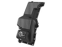 aFe 46-71440B aFe 20-25 GM Trucks L6 3.0L Engine Oil Pan - Black w/ Machined Fins