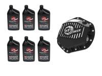aFe 46-7706AB aFe Power Front/Rear Diff Cover Kit w/ Oil 01-10 GM Diesel Trucks V8 (AAM 9.25 & AAM 11.5-14)