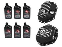 aFe 46-7708AB aFe Power Front/Rear Diff Cover Kit w/ Oil 20-25 GM Diesel Trucks V8 (AAM 9.25-12 & AAM 11.5-12-14)