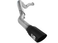 aFe 49-04040-B aFe Atlas Exhaust 5in DPF-Back Al Steel 07.5-10 GM Diesel Trucks V8-6.6L (td) LMM (Blk Tip)