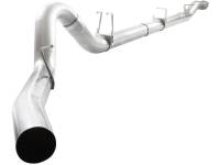 aFe 49-04041-B aFe Atlas Exhaust 5in DPF-Back Al Steel 11-13 GM Diesel Trucks V8-6.6L (td) LML (Blk Tip)