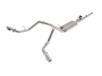 aFe 49-34131-P aFe Gemini XV Cat-Back Exhaust System GM Trucks 09-18 V6-4.3/V8-4.8/5.3L- Cut-Out Polished