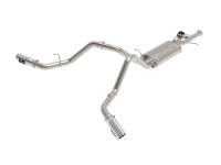 aFe 49-34133-P aFe Gemini XV Cat-Back Exhaust System GM Trucks 09-18 V6-4.3/V8-4.8/5.3L- Cut-Out Polished