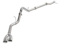 aFe 49-34145-P aFe Rebel XD Series 3 IN 304 Stainless Steel DPF-Back Exhaust w/Dual Polished Tips
