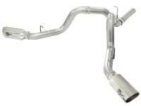 aFe 49-44043-P aFe MachForce XP Exhaust 4inch DP-Back All SS 2011-14 GM Diesel Trucks V8-6.6L LML Polished