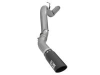 aFe 49-44081-B aFe LARGE Bore HD 5in Exhausts DPF-Back SS w/ Black Tips 16-17 GM Diesel Truck V8-6.6L (td) LML/L5P