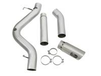 aFe - aFe 49-44081-P aFe LARGE Bore HD 5in Exhausts DPF-Back SS w/ Pol Tips 16-17 GM Diesel Truck V8-6.6L (td) LML/L5P - Image 7
