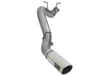 aFe 49-44085-P aFe LARGE BORE HD 5in 409-SS DPF-Back Exhaust w/Polished Tip 2017 GM Duramax V8-6.6L (td) L5P