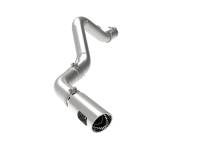 aFe 49-44125-P aFe Large Bore-HD 5 IN 409 SS DPF-Back Exhaust System w/Polished Tip 20-23 GM Truck V8-6.6L
