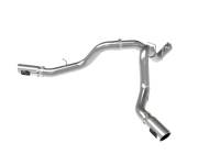 aFe 49-44126-P aFe Large Bore-HD 4in 409SS DPF-Back Exhaust System w/Polished Tips 20 GM Diesel Trucks V8-6.6L