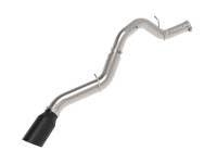 aFe 49-44147-B aFe Large Bore-HD 5in 409SS DPF-Back Exhaust System w/Blk Tip 24-25 GM Diesel Trucks V8-6.6L(td) L5P