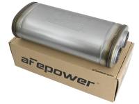 aFe 49M00033 aFe MACH Force-Xp Muffler 2-1/2 IN ID Offset/Dual x 18 IN L x 8 IN W x 5 IN H - Oval Body