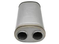 aFe - aFe 49M00033 aFe MACH Force-Xp Muffler 2-1/2 IN ID Offset/Dual x 18 IN L x 8 IN W x 5 IN H - Oval Body - Image 2
