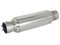 aFe 49M10003 aFe MACH Force-Xp Resonator 2-1/2 IN Inlet/Outlet x 4 IN Dia. x 12 IN Body x 15 IN Overall Length