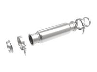 aFe 49M10006 aFe MACH Force-Xp Resonator 3 IN Inlet/Outlet x 4 IN Dia. x 12 IN Body x 16 IN Overall Length