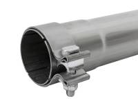 aFe - aFe 49M10010 aFe MACH Force-Xp Resonator Delete Pipe 3 IN Inlet/Outlet x 3 IN Dia. x 19 IN Overall L w/ Clamps - Image 4
