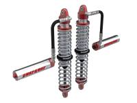 aFe 851-5600-01-CA aFe 14-16 Polaris RZR 925/1000cc Sway-A-Way 2.5 Front Coilover Kit w/ Remote Reservoirs and Comp Adj