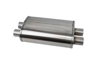 CORSA Performance CPX2525 Corsa PRO-Series Tuned 304SS Muffler 2.5in Dual Inlet/Outlet - 22.25in OAL