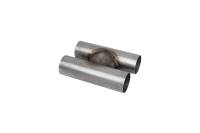 CORSA Performance PH0250 Corsa PRO-Series 304SS Standalone H-Pipe 2.5in Dual Inlet / Dual Outlet - 8.5in OAL