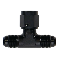 DeatschWerks 6-02-0777-B DeatschWerks 6AN Male Flare to Female Flare Swivel Tee on 90