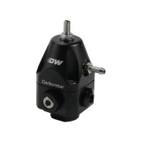 DeatschWerks 6-0550-FRB DeatschWerks Compact Carburetor Adjustable Fuel Regulator 6AN x4 Inlets - 6AN Return - Black