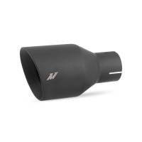 Mishimoto MMEXH-TIP-DW25BK Mishimoto Clamp-on Double Wall Exhaust Tip 2.5 Inlet Slash Cut