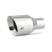 Mishimoto MMEXH-TIP-DW25P Mishimoto Clamp-on Double Wall Exhaust Tip 2.5 Inlet Slash Cut - polished