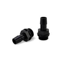 Mishimoto MMFT-M20-12BK Mishimoto 2pcs. M20x1.5 1/2in Aluminum Catch Can Fittings - Black
