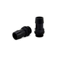 Mishimoto MMFT-M20-34BK Mishimoto 2pcs. M20x1.5 3/4in Aluminum Catch Can Fitting - Black