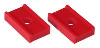 Prothane 26-49018 Prothane 63-73 MG MGB Gearbox Steady Rod Pad Kit - Red
