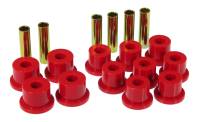 Prothane 7-1003 Prothane 73-87 GM Rear Spring & Shackle Bushings (w/ 1.5in Bushings) - Red