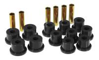 Prothane 7-1003-BL Prothane 73-87 GM Rear Spring & Shackle Bushings (w/ 1.5in Bushings) - Black