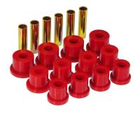 Prothane 7-1004 Prothane 81-87 GM Rear Spring & Shackle Bushings (w/ 1 3/8in Bushings) - Red