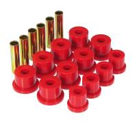 Prothane 7-1006 Prothane 81-87 GM K30 Rear Spring & Shackle Bushings (w/ 1 3/8in OD Frame Shackle Bush) - Red
