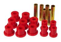 Prothane 7-1014 Prothane 67-70 GM 4wd Front Spring & Shackle Bushings - Red