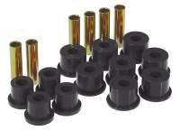 Prothane 7-1017-BL Prothane 88-98 GM 2/4wd Rear Spring & Shackle Bushings - Black