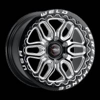 Weld S92370089P42 Weld Laguna 6 Drag 17x10in / 6x135 BP / ET42 / BS 7.15 Gloss Black Wheel