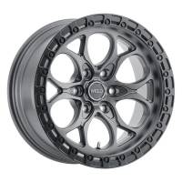 Weld W10789089451 Weld Ledge 6 18x9 / 6x135 / ET -12 / BS 4.51 - Satin Gunmetal w/ Satin Black Ring Wheel