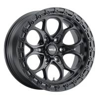 Weld W10889084451 Weld 18x9 Ledge 6 6x139.7 ET-12 BS 4.5 Satin Black / Satin Black Ring 106.1