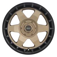 Weld W15009057500 Weld Off-Road Ridge 20x9 - 5x127 / 5x139.7 BP - ET0 - 87.1mm CB - Satin Bronze Wheel (Black Ring)