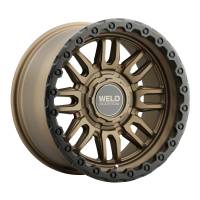 Weld - Weld W18079026450 Weld Off-Road Swift 17x9in - 5x114.3 / 5x127 BP - ET-12 - 78.1mm CB- Satin Bronze Wheel & Black Ring - Image 3