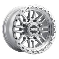 Weld W18579026450 Weld Off-Road Swift 17x9in - 5x114.3 / 5x127 BP - ET-12 78.1mm CB Gloss Silver Machined Wheel & Ring