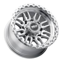 Weld - Weld W18579098450 Weld Off-Road Swift 17x9in 6x135 / 6x139.7 BP ET-12 106.1mm CB - Gloss Silver Machined Wheel & Ring - Image 3