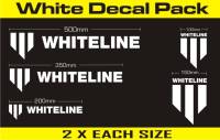 Whiteline KWM004 Whiteline Branded Decal Pack - White