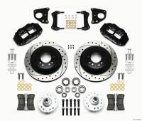 Wilwood 140-12282-D Wilwood Narrow Superlite 6R Front Hub & 1PC Rtr Kit 12.88in Drilled 62-72 CDP B & E Body-Drum