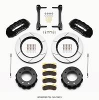 Wilwood 140-13874 Wilwood TX6R Rear Kit 15.50in Black 2011-2015 GM Truck/SUV 2500