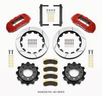 Wilwood 140-13878-R Wilwood TX6R Rear Kit 16.00in Red 1999-2010 GM H2 / 2500 4.63 Cntr