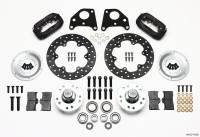 Wilwood 140-2711-BD Wilwood Forged Dynalite Front Drag Kit Drilled Rotor 62-72 CDP B & E Body-Drum