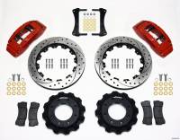 Wilwood 140-8992-DR Wilwood TC6R Front Kit 16.00in Drilled Red 1999-2014 GM Truck/SUV 1500